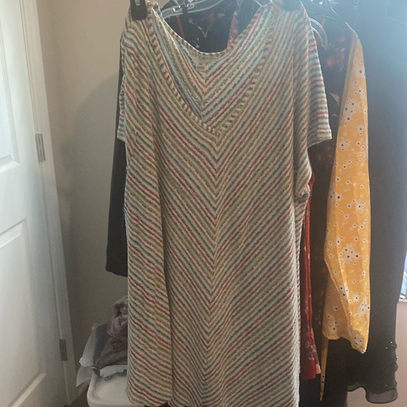 Multi colored studio short sleeve shirt 3 x - Picture 1 of 3